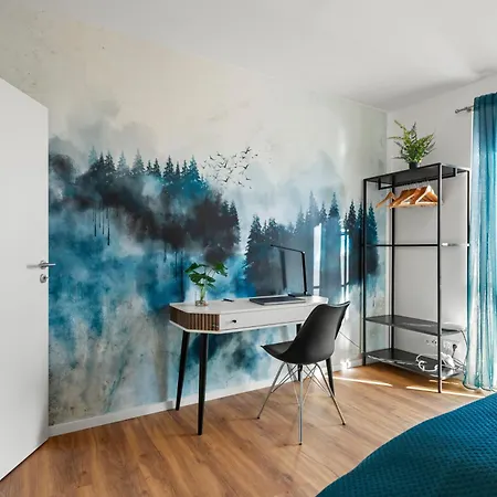 Apartment Lit Living Deluxe Woerth - Parking - Box Spring - Bbq - Balcony