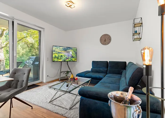 Διαμέρισμα Lit Living Deluxe Woerth - Parking - Box Spring - Bbq - Balcony *