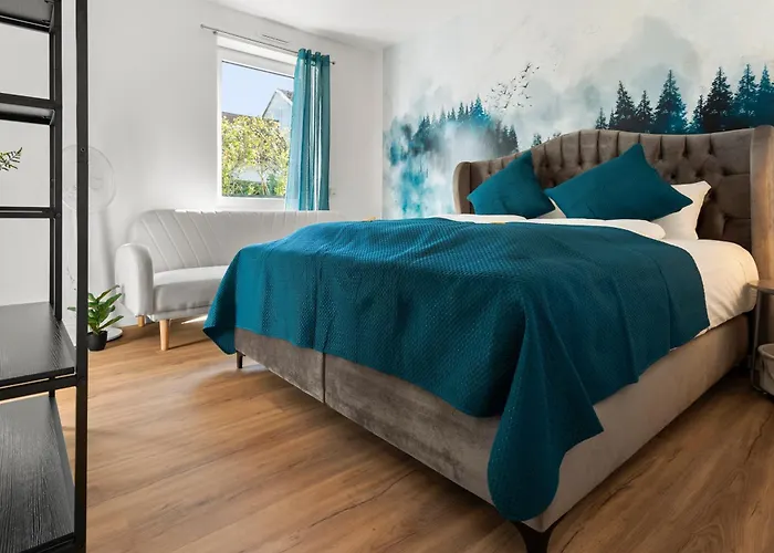 Lit Living Deluxe Woerth - Parking - Box Spring - Bbq - Balcony