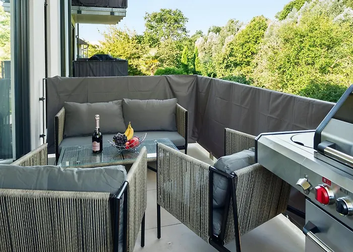 דירה Lit Living Deluxe Woerth - Parking - Box Spring - Bbq - Balcony *