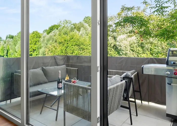 דירה Lit Living Deluxe Woerth - Parking - Box Spring - Bbq - Balcony *