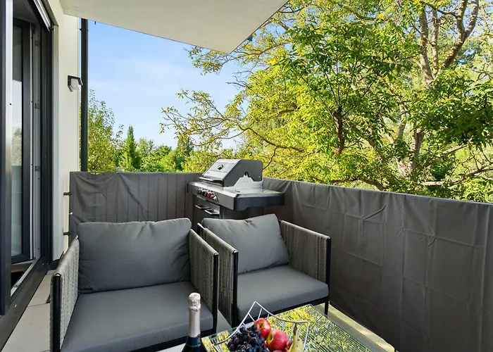 דירה Lit Living Deluxe Woerth - Parking - Box Spring - Bbq - Balcony *