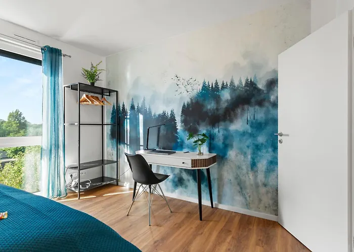 Lit Living Deluxe Woerth - Parking - Box Spring - Bbq - Balcony * Worth am Rhein