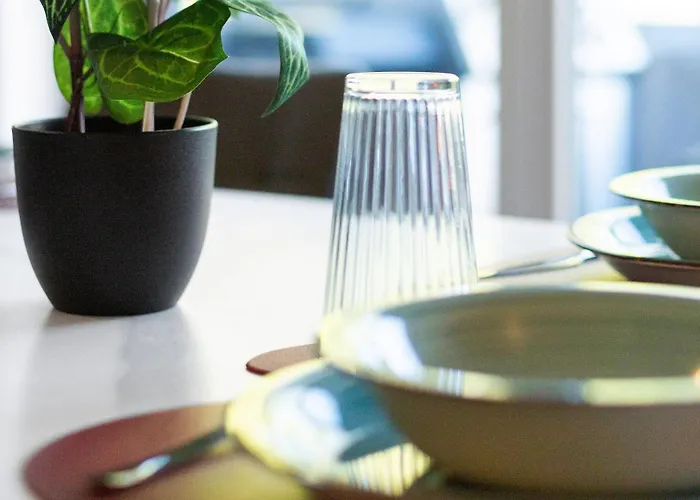 דירה Lit Living Deluxe Woerth - Parking - Box Spring - Bbq - Balcony *