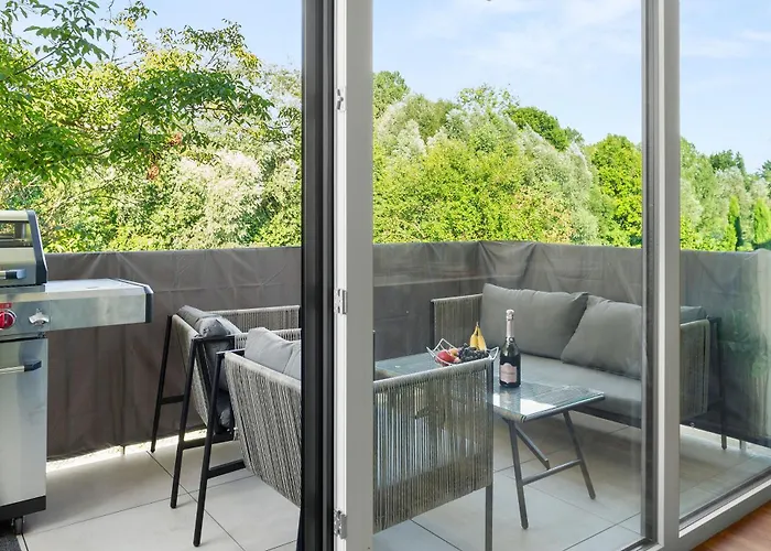 Lit Living Deluxe Woerth - Parking - Box Spring - Bbq - Balcony * וורת אם ריין